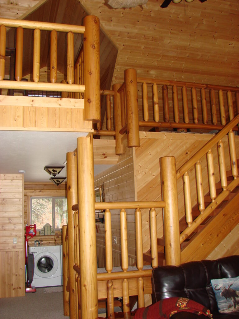Log Retreat Full-Log Staircase