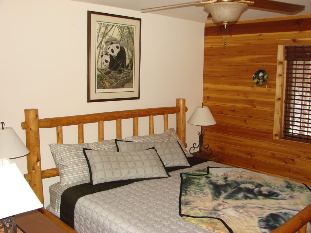 Log Retreat Bedroom